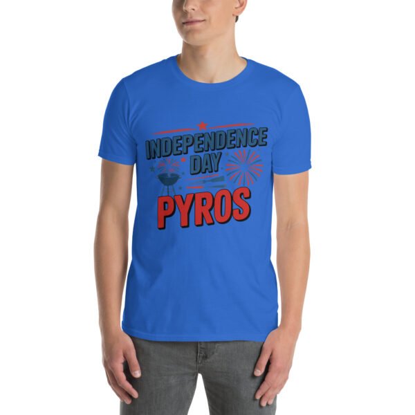 Independence Day BBQ T-Shirt for Young Adults – Fireworks Grill Diagram - Independence Day Pyros C - Image 9
