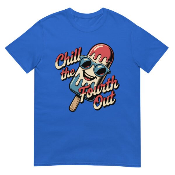 Chill the Fourth Out T-Shirt – Funny Popsicle Cartoon USA Tee