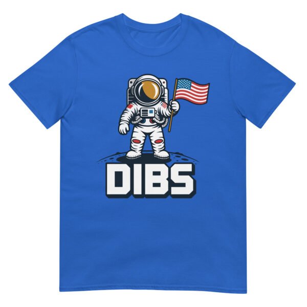 Dibs Moon Landing Astronaut T-Shirt – Retro July 4th Space USA Tee - Image 9