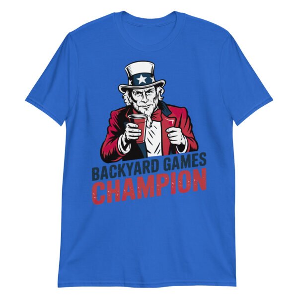 Backyard Games Champion T-Shirt – Uncle Sam Party Style - Image 7