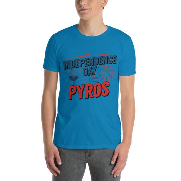 Independence Day BBQ T-Shirt for Young Adults – Fireworks Grill Diagram - Independence Day Pyros C - Image 10