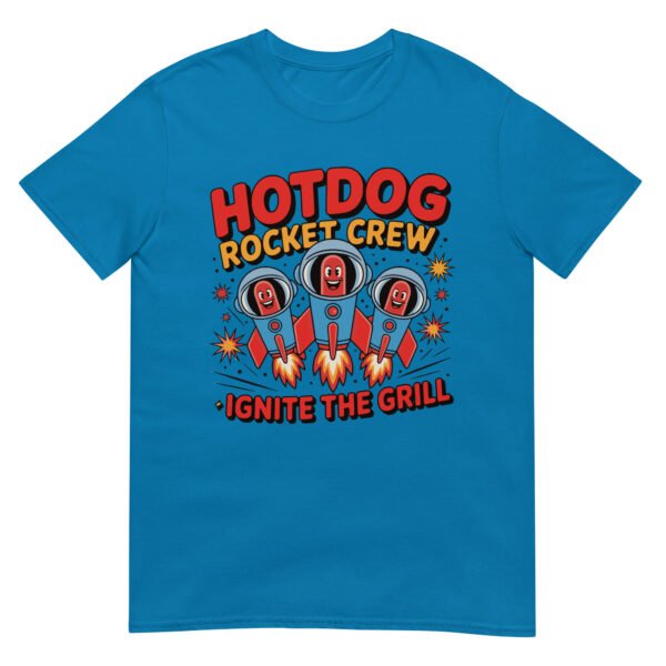 Hotdog Rocket Crew T-Shirt – Ignite the Grill - Image 17