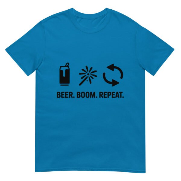 Beer. Boom. Repeat. – Minimalist 4th of July Tee - Image 5