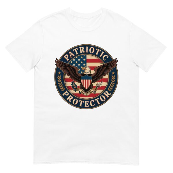 Patriotic Americana T-Shirt for Veterans – Eagle & Flag Crest - Patriotic Protector A - Image 16
