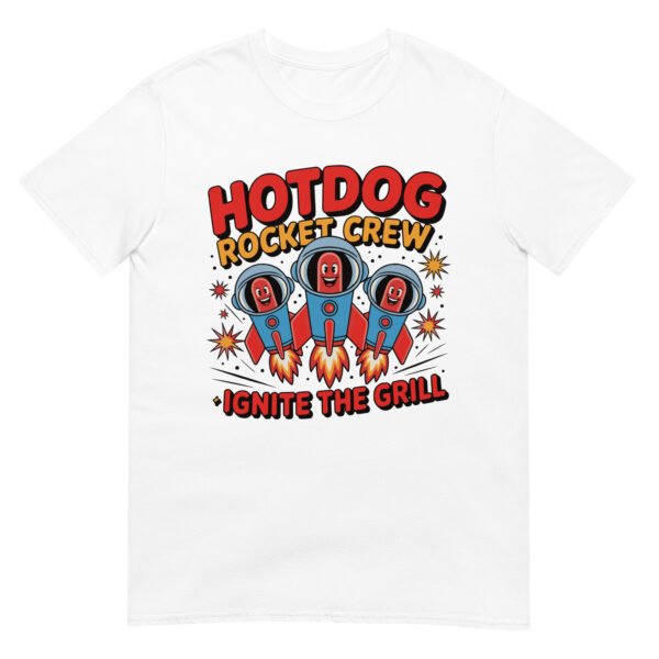 Hotdog Rocket Crew T-Shirt – Ignite the Grill - Image 31