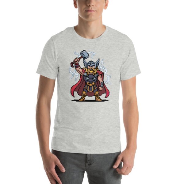 Thor shirt – Hammer of Thunder – Retro Game T Shirt 8bit Pixel Art Tee - Image 8