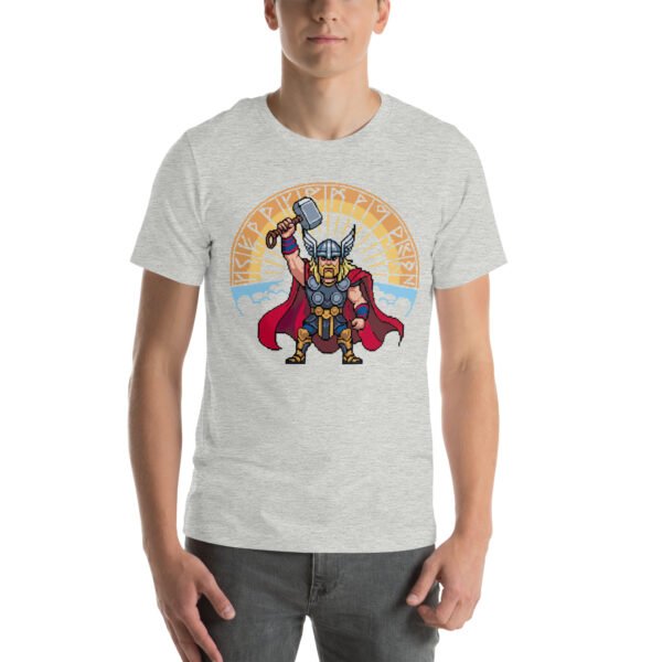 Thor shirt – Rune Clash Edition – Retro Game T Shirt 8bit Pixel Art Tee - Image 7