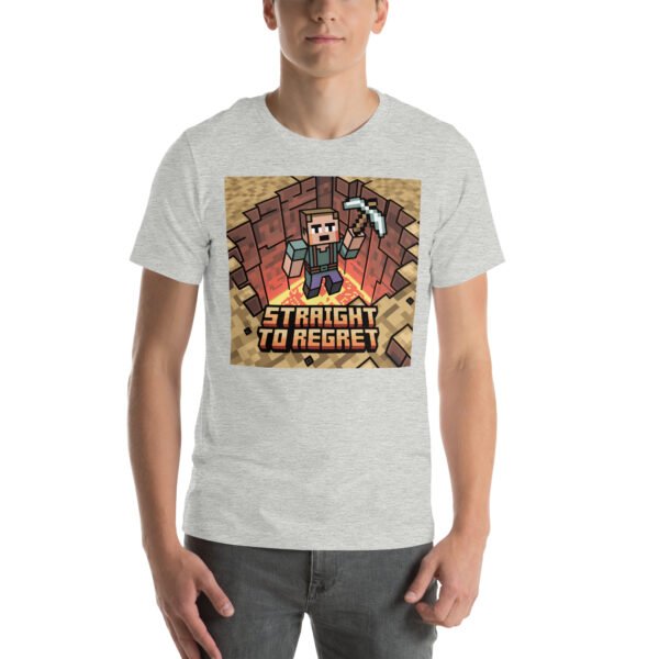 Straight to Regret T-Shirt – Retro Pixel Fall Tee – Humorous Gamer T-Shirt for Adults - Image 7