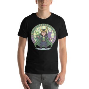 Loki Shirt – Rune Circle Edition – Retro Game T Shirt 8bit Pixel Art Tee