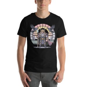 Odin shirt – Mystic Wisdom Design – Retro Game T Shirt 8bit Pixel Art Tee