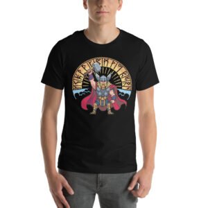 Thor shirt – Rune Clash Edition – Retro Game T Shirt 8bit Pixel Art Tee