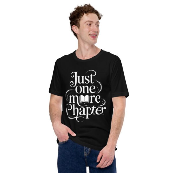 Magical Bookish Shirt, Just One More Chapter Tee, Whimsical Book Lover Gift, Cozy Reading T-Shirt for Her, Literary Bookworm Merch - Image 2