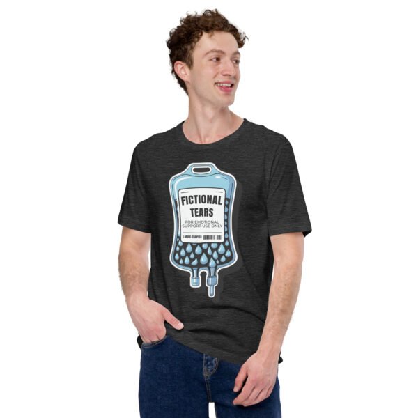 Romantasy Reader Shirt | Fictional Tears Tee for Book Lovers, ACOTAR Inspired Merch, Book Club Gift, Funny Bookworm Graphic T-Shirt - Image 3