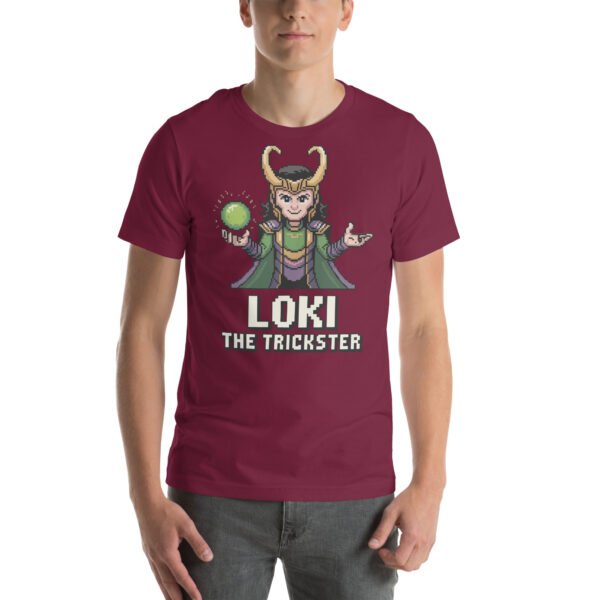 Loki Shirt – Mischief Orb Edition –  Retro Game T Shirt 8bit Pixel Art Tee - Image 4