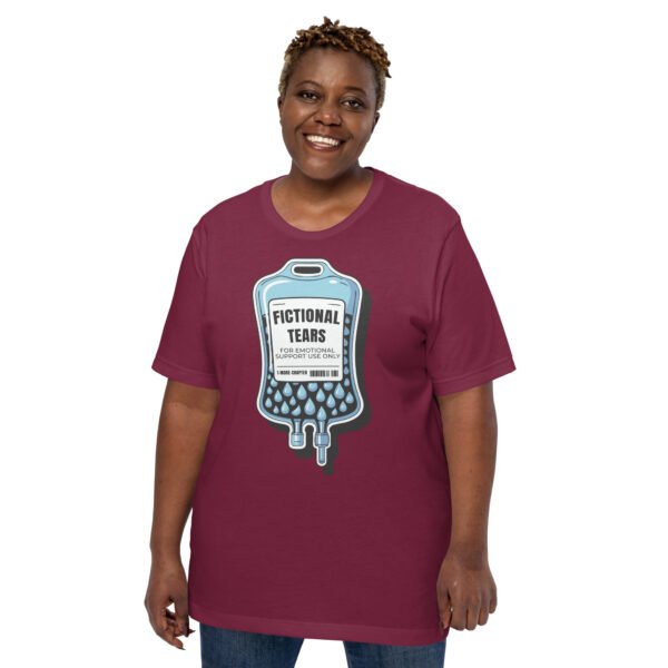 Romantasy Reader Shirt | Fictional Tears Tee for Book Lovers, ACOTAR Inspired Merch, Book Club Gift, Funny Bookworm Graphic T-Shirt - Image 2