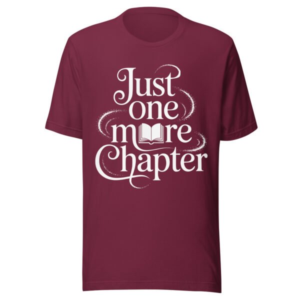 Magical Bookish Shirt, Just One More Chapter Tee, Whimsical Book Lover Gift, Cozy Reading T-Shirt for Her, Literary Bookworm Merch - Image 5