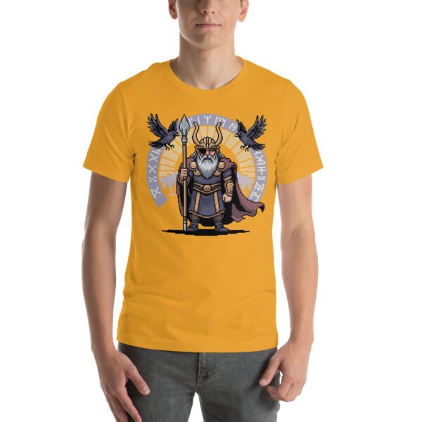 Odin shirt – Allfather’s Runes Design – Retro Game T Shirt 8bit Pixel Art Tee - Image 7