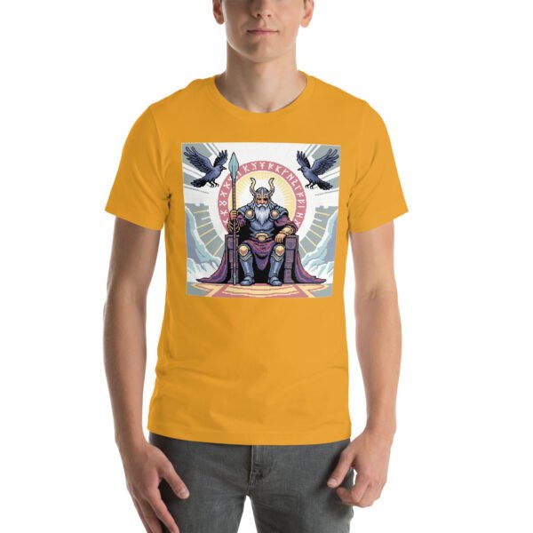 Odin shirt – Throne of the Nine Realms – Retro Game T Shirt 8bit Pixel Art Tee - Image 6