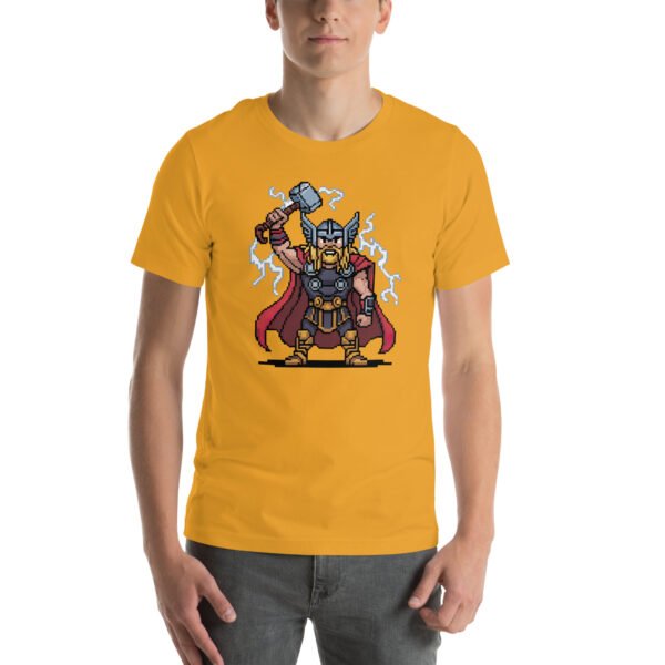 Thor shirt – Hammer of Thunder – Retro Game T Shirt 8bit Pixel Art Tee - Image 7