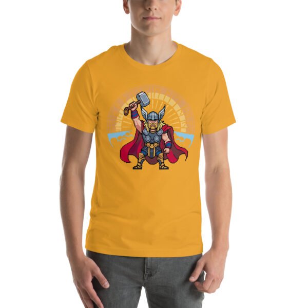 Thor shirt – Rune Clash Edition – Retro Game T Shirt 8bit Pixel Art Tee - Image 6