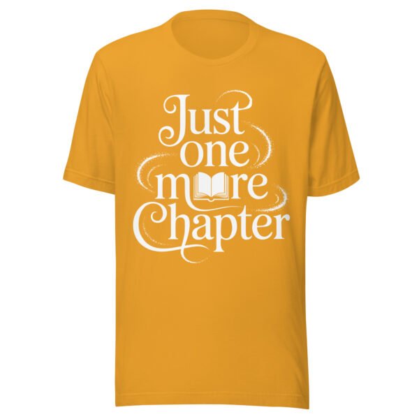Magical Bookish Shirt, Just One More Chapter Tee, Whimsical Book Lover Gift, Cozy Reading T-Shirt for Her, Literary Bookworm Merch - Image 8