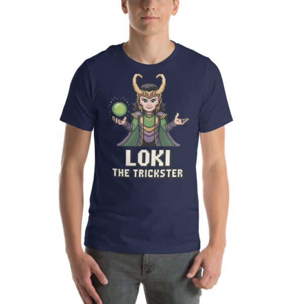 Loki Shirt – Mischief Orb Edition –  Retro Game T Shirt 8bit Pixel Art Tee - Image 3