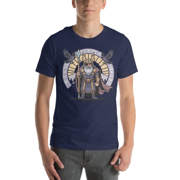 Odin shirt – Allfather’s Runes Design – Retro Game T Shirt 8bit Pixel Art Tee - Image 3