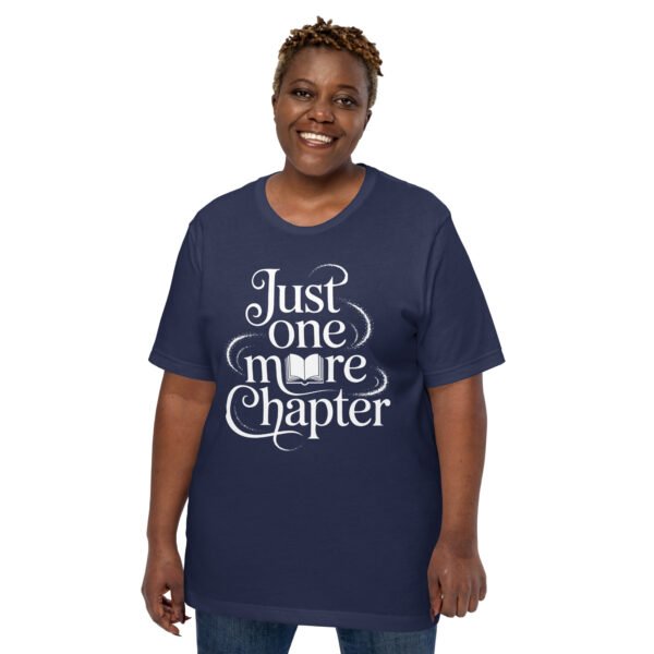 Magical Bookish Shirt, Just One More Chapter Tee, Whimsical Book Lover Gift, Cozy Reading T-Shirt for Her, Literary Bookworm Merch - Image 3