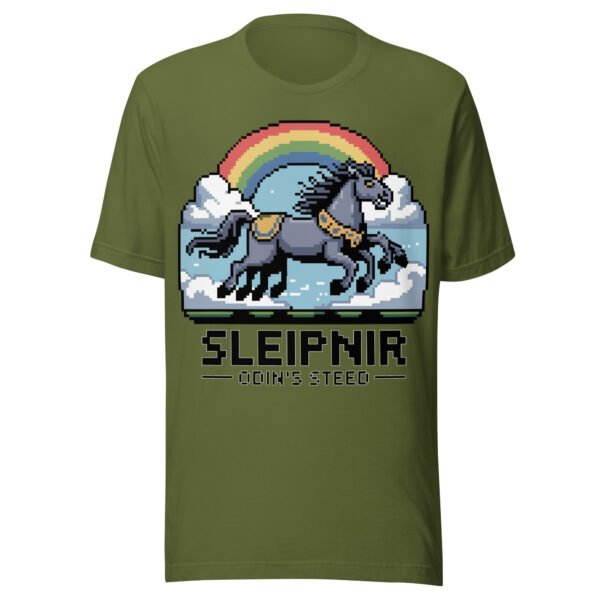 Sleipnir T-Shirt – Odin’s Eight-Legged Horse – Norse Pixel Retro Tee - Image 6
