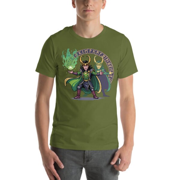 Loki Shirt – Shadowform Chaos Variant – Retro Game T Shirt 8bit Pixel Art Tee - Image 6