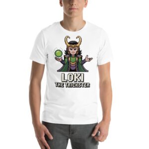 Loki Shirt – Mischief Orb Edition –  Retro Game T Shirt 8bit Pixel Art Tee