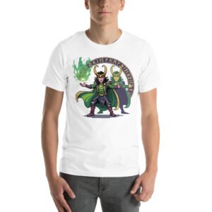 Loki Shirt – Shadowform Chaos Variant – Retro Game T Shirt 8bit Pixel Art Tee
