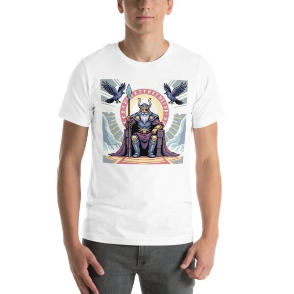 Odin shirt – Throne of the Nine Realms – Retro Game T Shirt 8bit Pixel Art Tee - Image 8