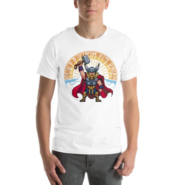 Thor shirt – Rune Clash Edition – Retro Game T Shirt 8bit Pixel Art Tee - Image 8