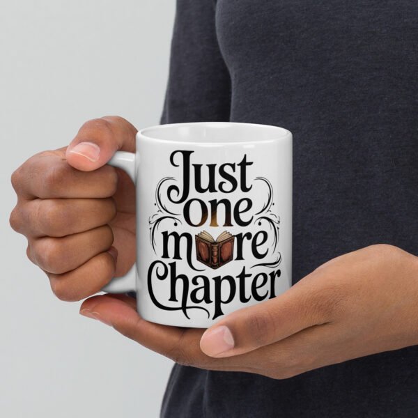 Just One More Chapter Mug, Magical Book Lover Gift, Whimsical Reader Coffee Cup, Cozy Bookish Merch, Literary Mug for Her - Image 3