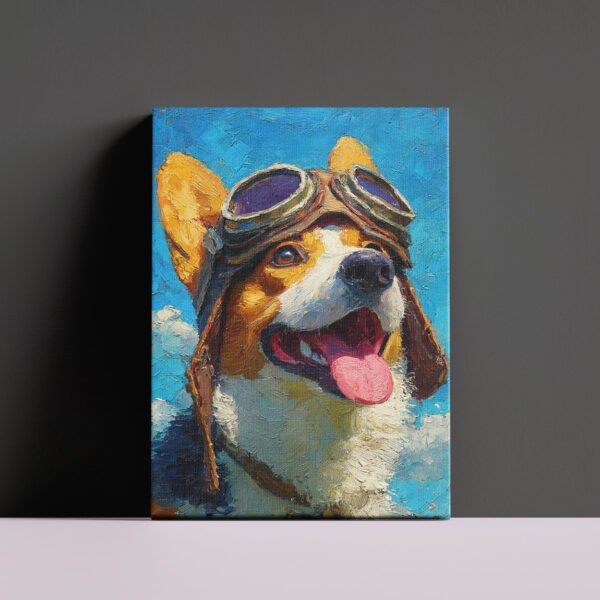 Custom Watercolor Pet Canvas Art - Image 9