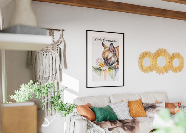 "A Moment of Wonder" art creating a gentle and peaceful atmosphere in a nursery or child's bedroom.