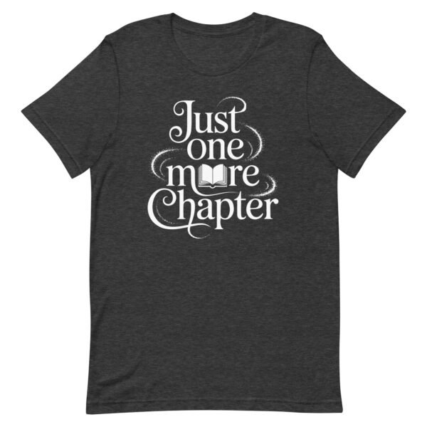 Magical Bookish Shirt, Just One More Chapter Tee, Whimsical Book Lover Gift, Cozy Reading T-Shirt for Her, Literary Bookworm Merch - Image 4