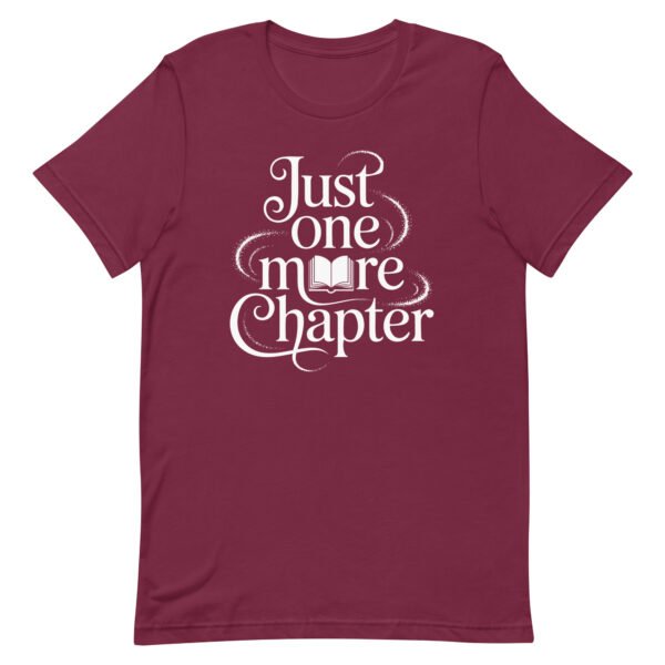 Magical Bookish Shirt, Just One More Chapter Tee, Whimsical Book Lover Gift, Cozy Reading T-Shirt for Her, Literary Bookworm Merch - Image 3