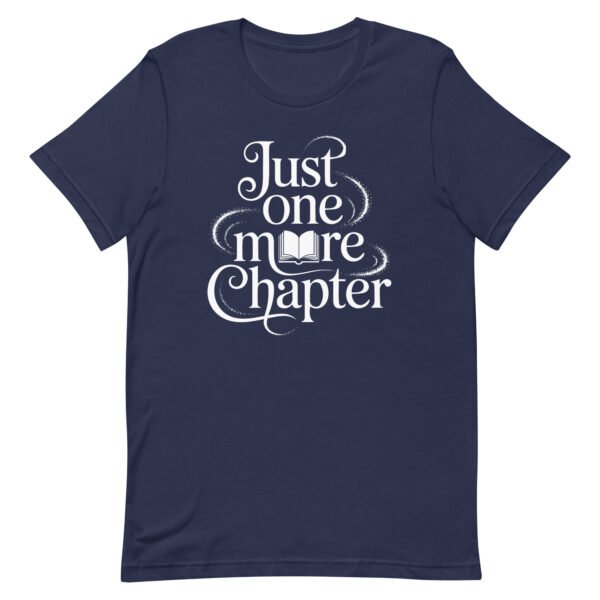 Magical Bookish Shirt, Just One More Chapter Tee, Whimsical Book Lover Gift, Cozy Reading T-Shirt for Her, Literary Bookworm Merch - Image 2