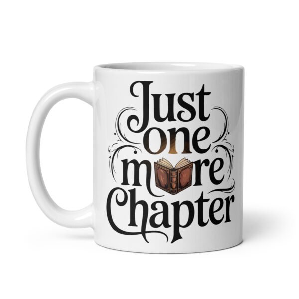 Just One More Chapter Mug, Magical Book Lover Gift, Whimsical Reader Coffee Cup, Cozy Bookish Merch, Literary Mug for Her - Image 3