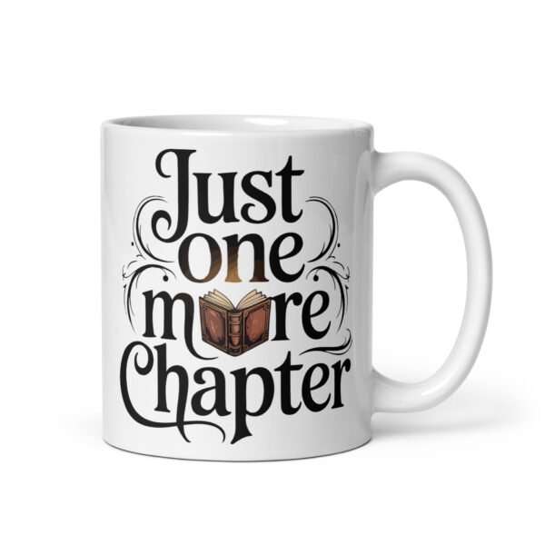 Just One More Chapter Mug, Magical Book Lover Gift, Whimsical Reader Coffee Cup, Cozy Bookish Merch, Literary Mug for Her - Image 2